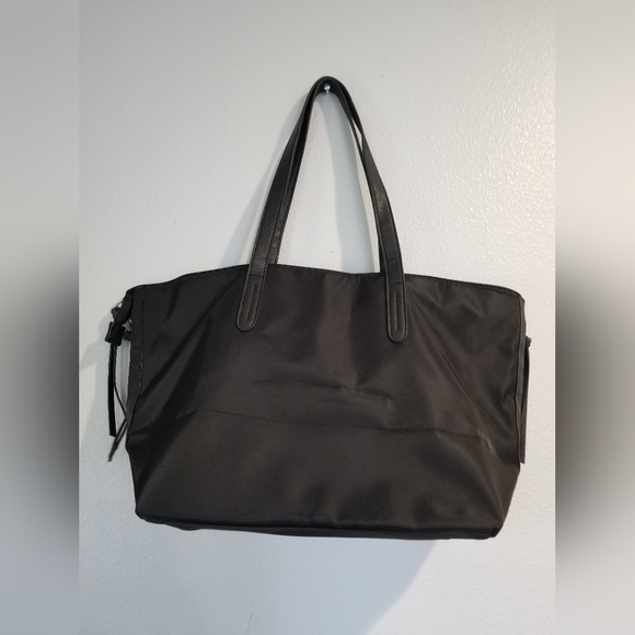 Botkier Womens Zipper Closure Large Tote Shoulder Handbag Black - Picture 2 of 5